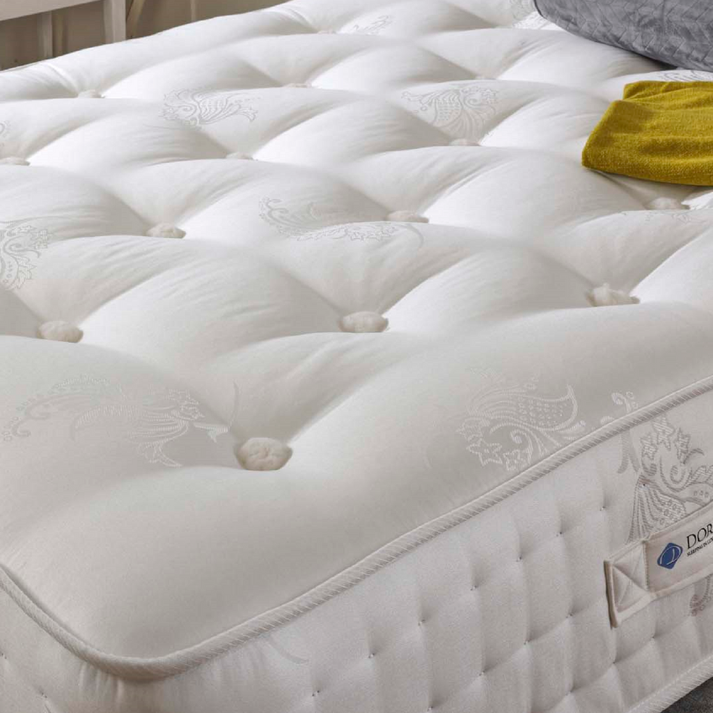 Dorlux Belgravia Mattress - close up of mattress surface and border - Beds4Us