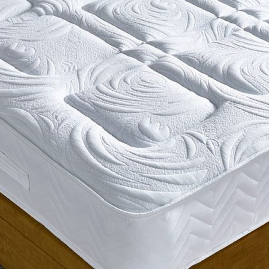 Deep Sleep Hadley 1000 Pocket Medium Soft Mattress - close up of mattress surface and edge - Beds4Us
