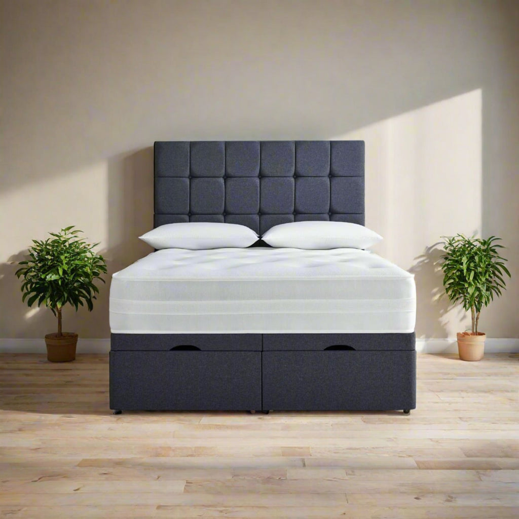 Deep Sleep Buckingham 1000 Breathable Mattress - mattress on divan base with headboard - Beds4s