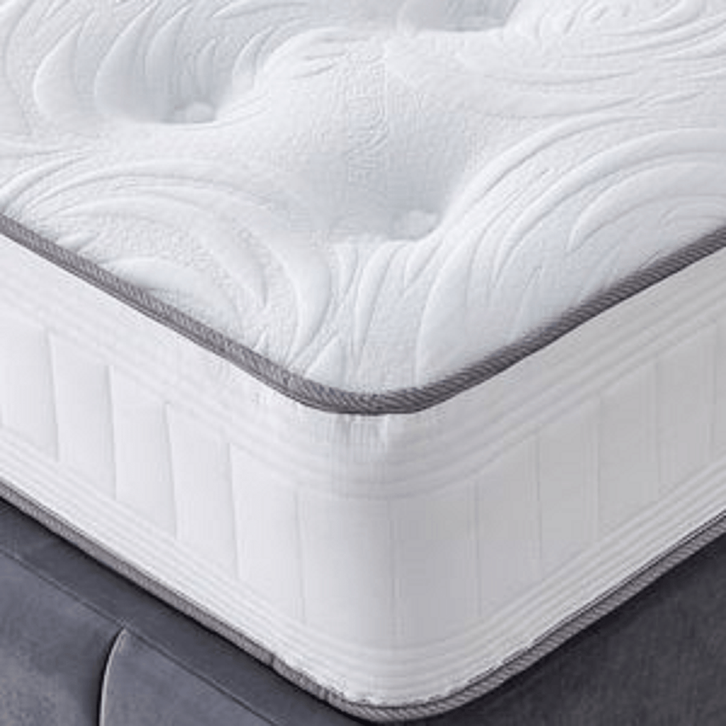 Deep Sleep Classic Pocket 1000 Affordable Quality Mattress - close up of mattress corner showing Tencel fabric - Beds4Us