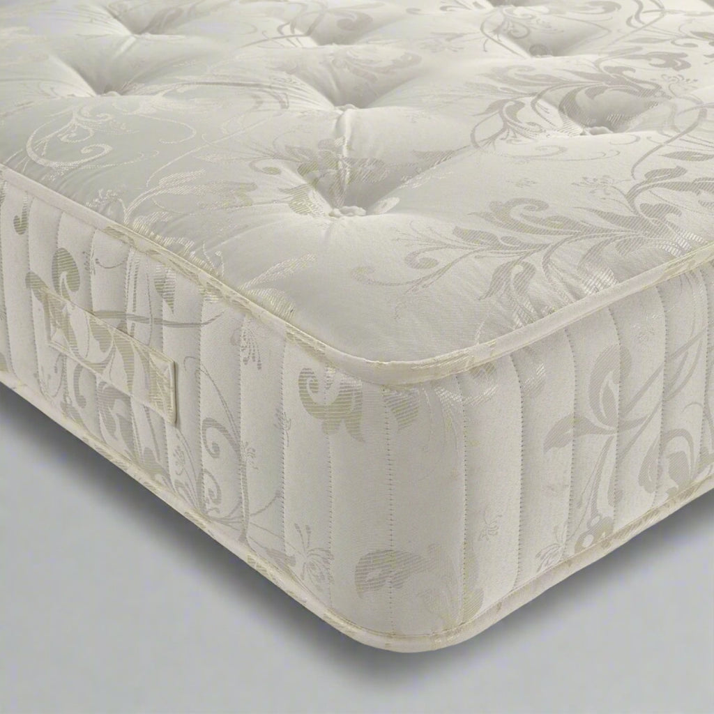 Dreamland Oak King Mattress for Slatted Beds - Close up of corner - Beds4Us
