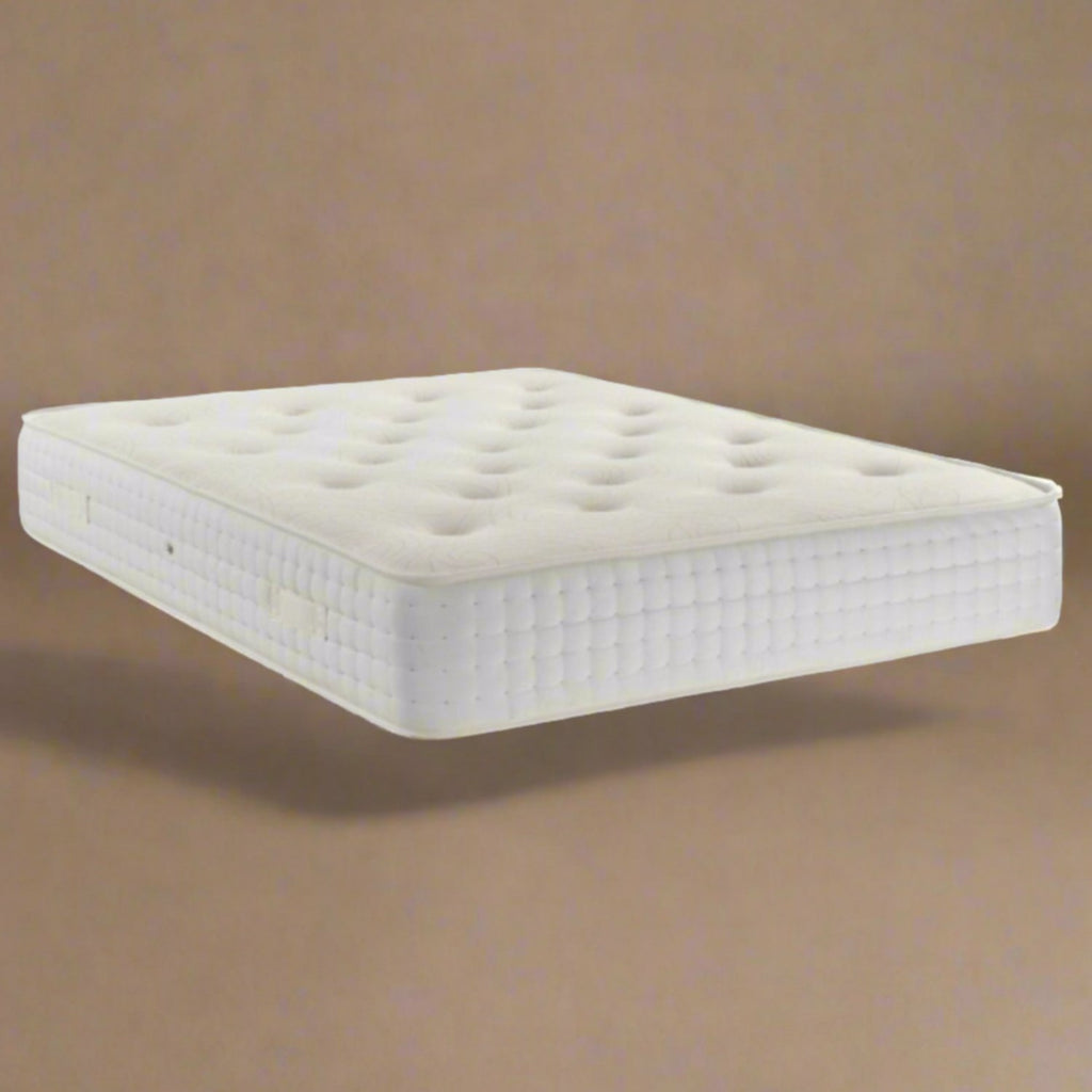 Dreamland Opulence 1500 Medium Firm Memory Foam Mattress - On a brown background - Beds4Us