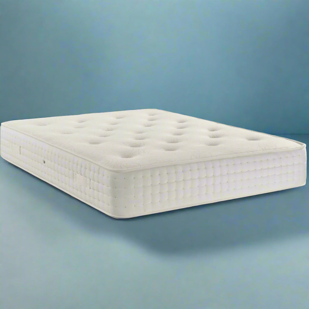 Dreamland Talaley Latex Pocket 2000 Mattress - On a blue background - Beds4Us