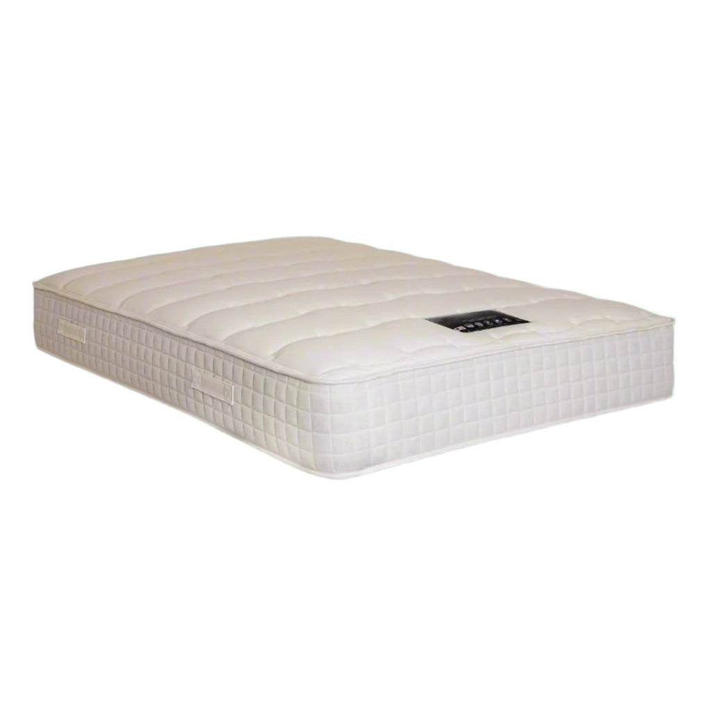 Dura Beds Daytona Pocket 1000 Quilt Mattress - Mattress on it's own on a white background - Beds4us