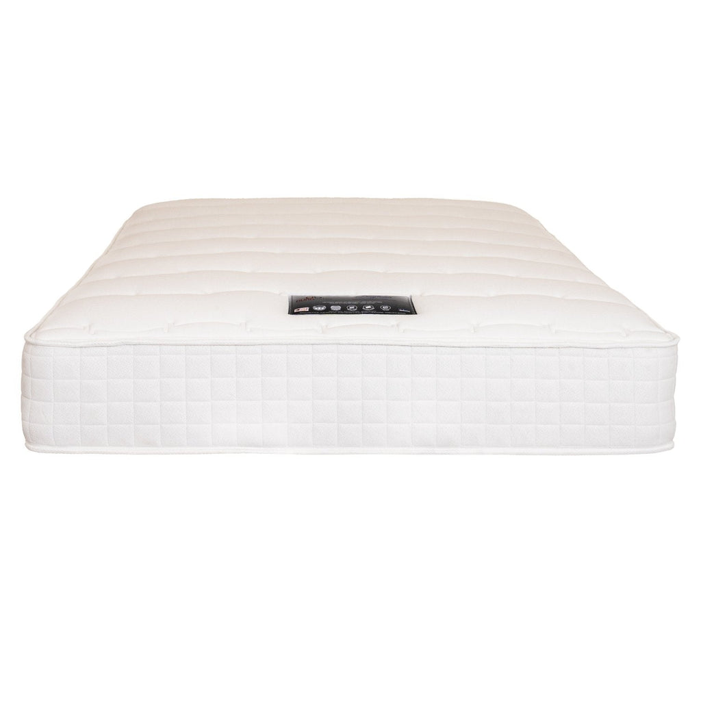 Dura Beds Daytona Pocket 1000 Quilt Mattress- Mattress on white background, facing forward - Beds4Us