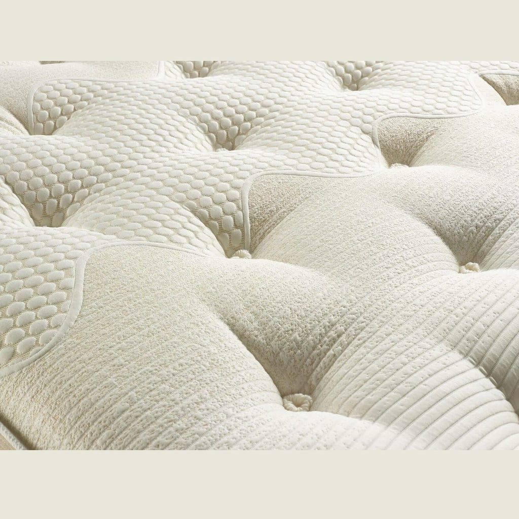 Healthopaedic Galaxy Luxury Memory Foam 1400 Mattress - close up of tufted surface - Beds4us