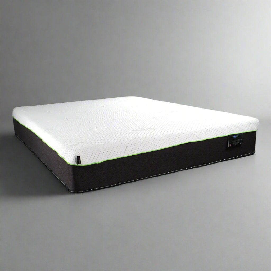 Kayflex Silk 3000 Pocket Sprung Memory Foam Mattress - mattress only, on a grey background - Beds4Us
