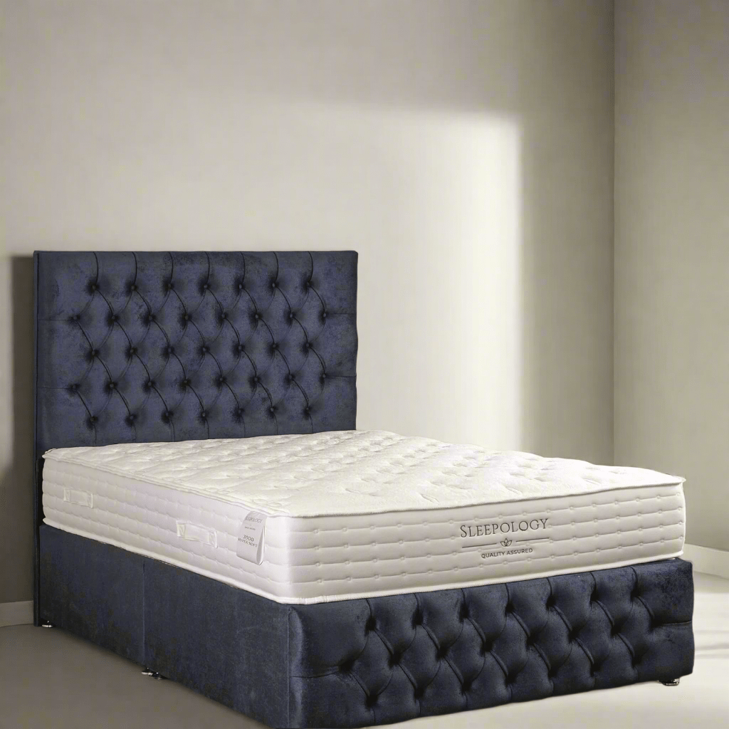 Kayflex Sleepology 3500 Reflex Memory Foam Mattress - mattress on bed frame - Beds4Us