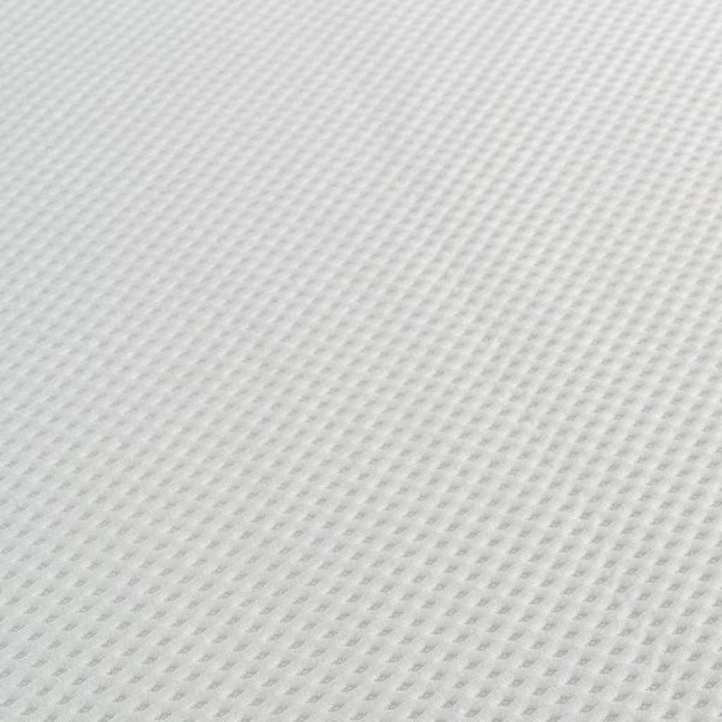 Komfi Rhea Carbon Neutral Deluxe Recycled Mattress - Close up of mattress cover - Beds4us