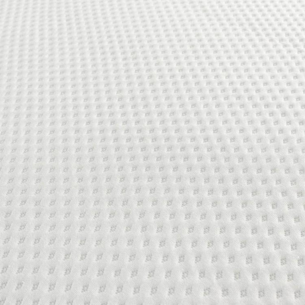 Komfi Rhea Carbon Neutral Superior Eco Mattress - Close up of mattress cover - Beds4us
