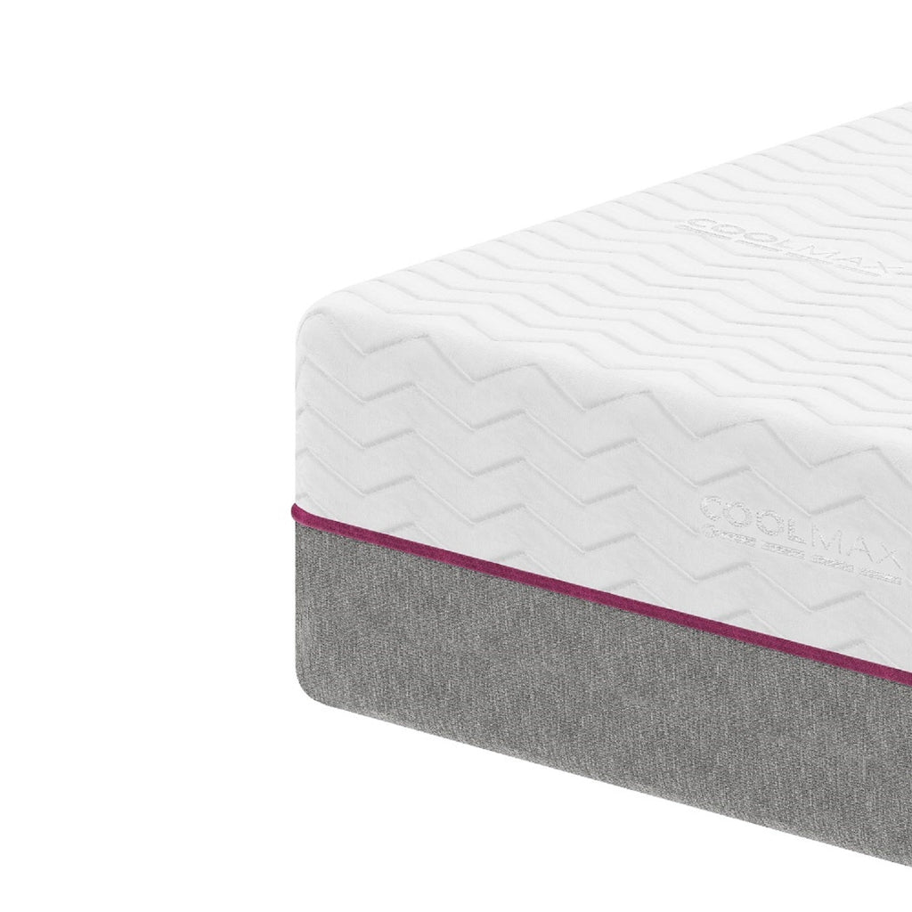 Komfi Unity Supreme Hybrid Ortho Soft Mattress - Close up of corner, on a white background - Beds4us