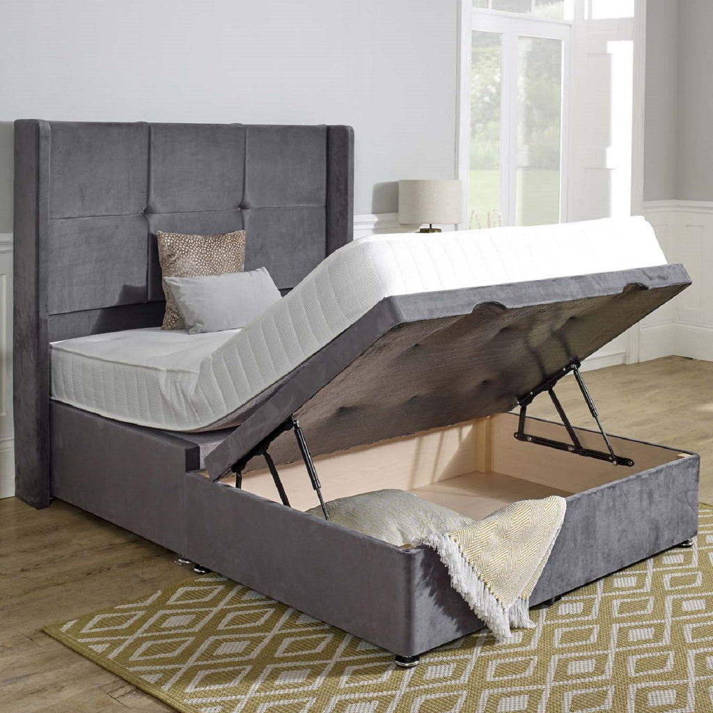 Shakespeare Brooklyn 1000 Spare Room Mattress - mattress on an open ottoman bed - Beds4Us
