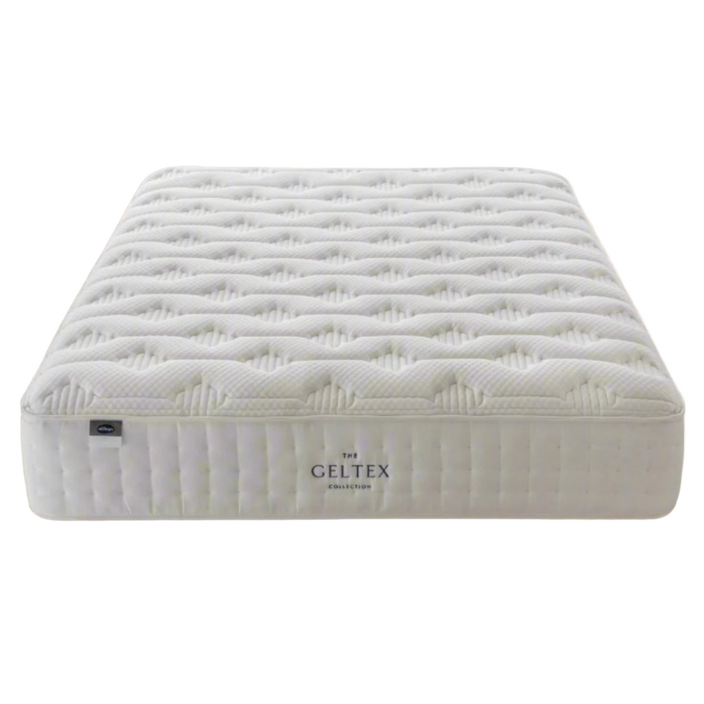 Silentnight Illustrious Geltex Pocket 2000 Mattress - mattress positioned face on, on a white background - beds4us