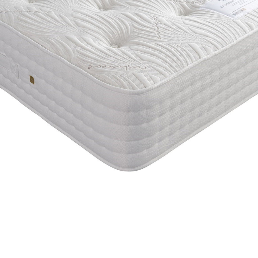 Sweet Dreams Cashmere Ortho Pocket Sprung 2000 Mattress - Close up of corner - Beds4us