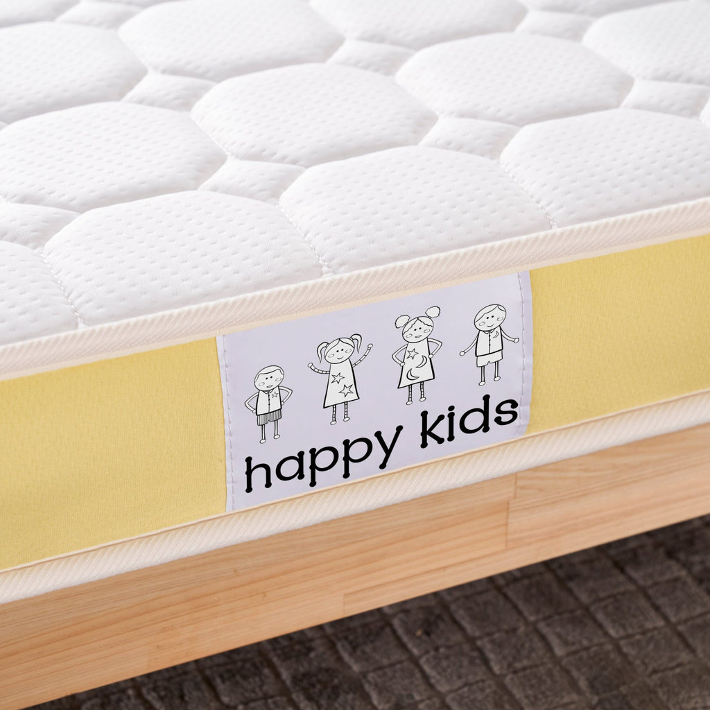 Visco Therapy Happy Kids Pocket 6 Inch Mattress - Close up of label - Beds4us