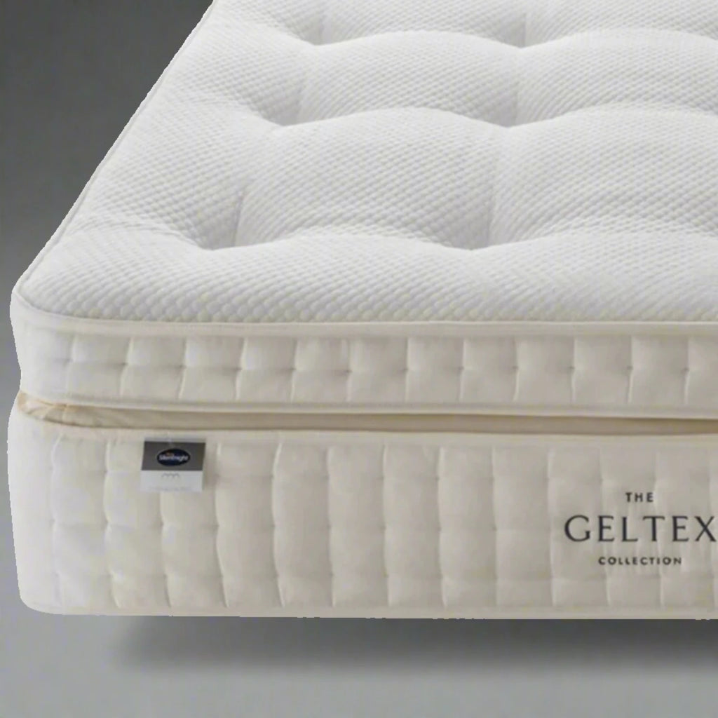 Silentnight Affluent Geltex 3000 Pocket Sprung Mattress - close up of mattress edge and surface - Beds4Us