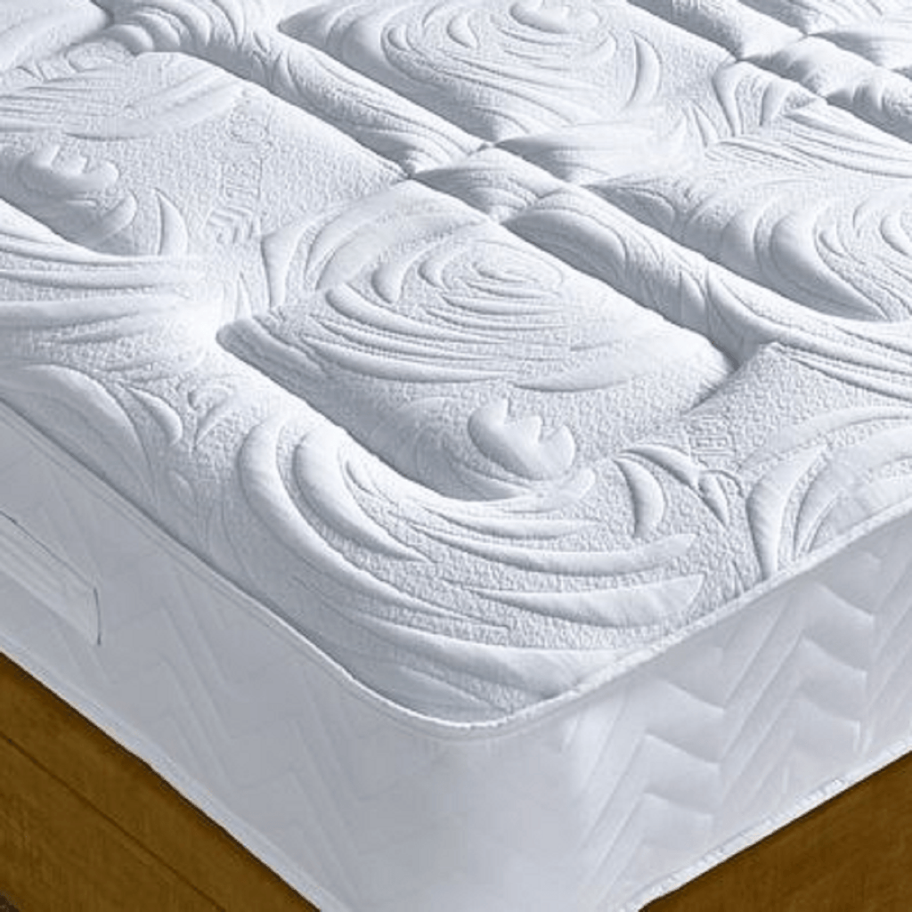 Deep Sleep Hadley 1000 Pocket Medium Soft Mattress - close up of mattress surface and edge - Beds4Us