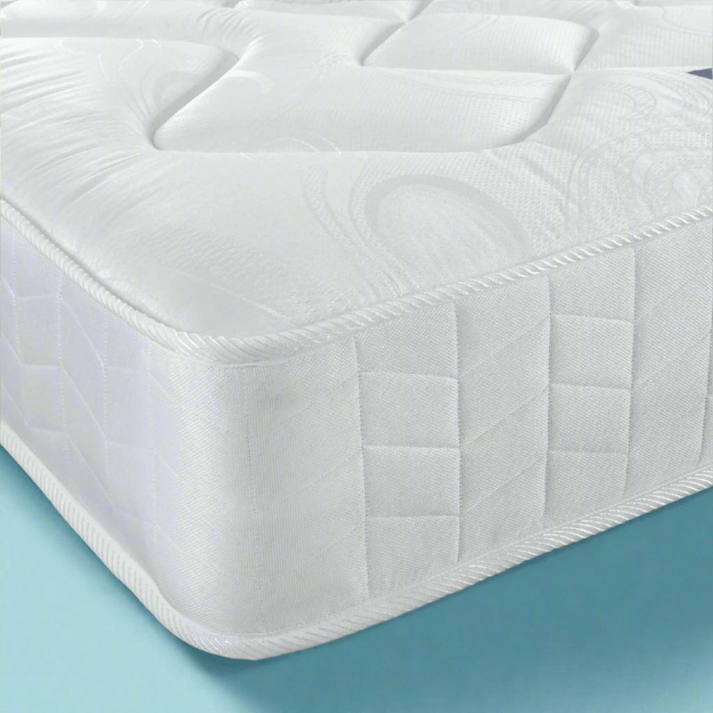 Deep Sleep Topaz Open Coil Mattress - close up of mattress corner and surface - Beds4Us
