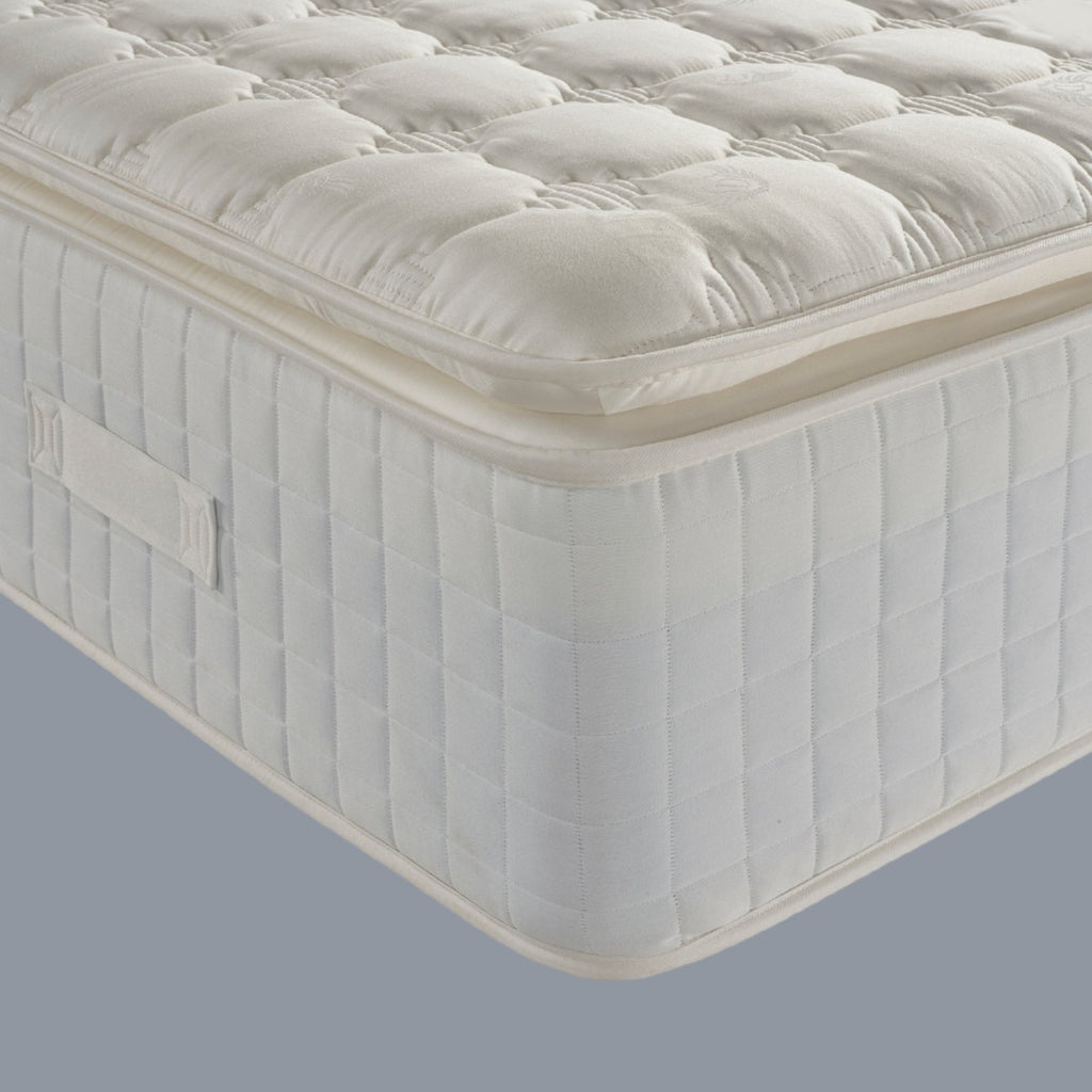 Dreamland Dual Comfort 2000 Extra Deep Mattress - close up of mattress corner - Beds4Us