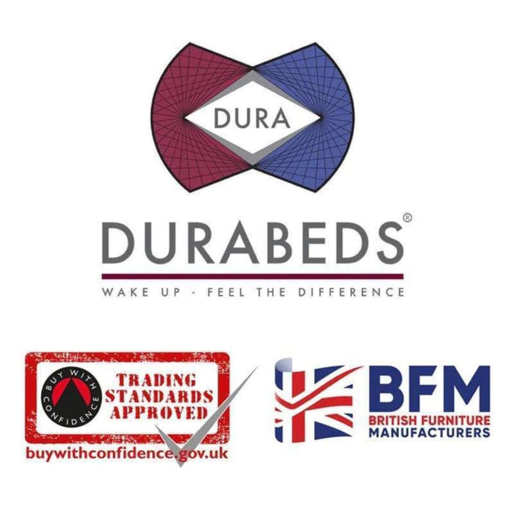 Dura Beds True Seasons Tencel 1000 Mattress - Durabeds logo - Beds4us