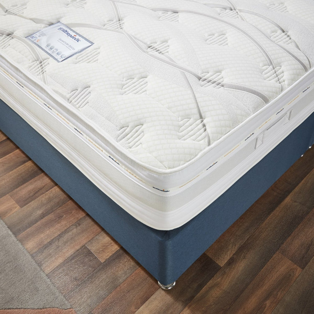 Healthopaedic Nautilus Memory Pocket Deluxe 1000 Mattress - close up of corner - Beds4us