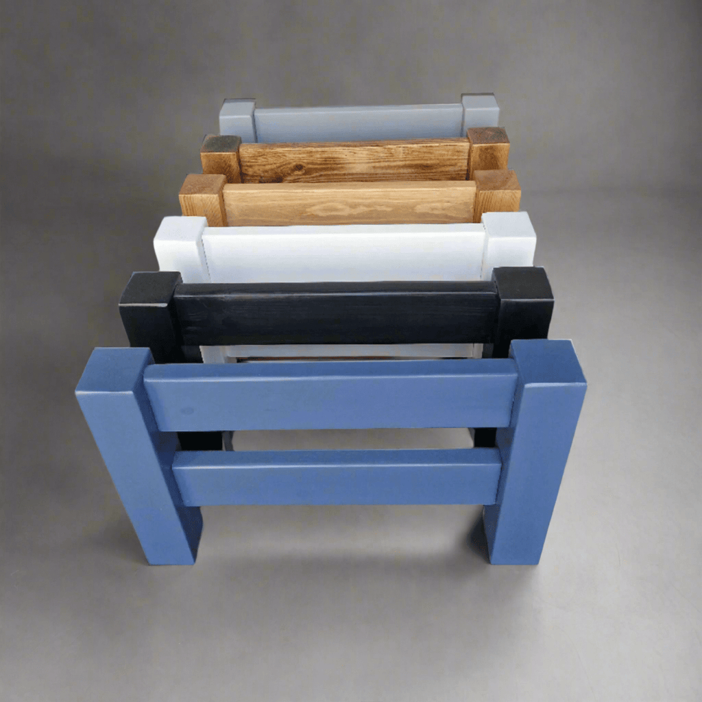 JJ Platform bed - sample headboards displaying the various colours available - Beds4Us