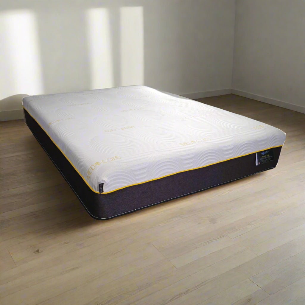 Kayflex I-Zone Medicare 4000 Pocket Sprung Mattress - mattress only on a wooden floor - Besds4Us