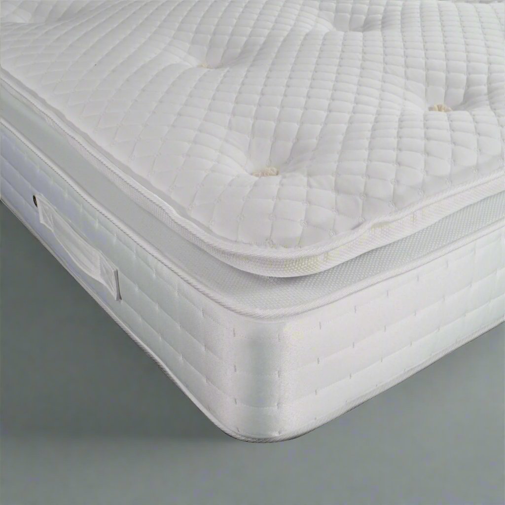 Kayflex Tranquil 3000 Pocket Pillow Top Mattress - close up of mattress corner - Beds4Us