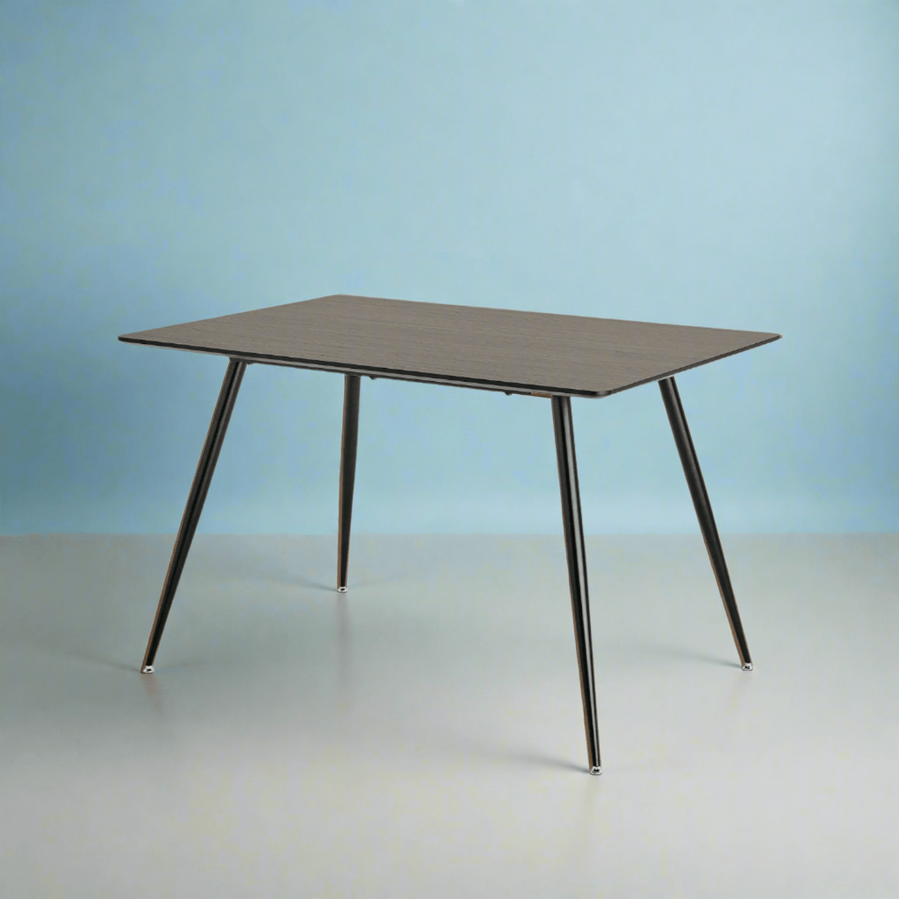 Miami Fixed Top Dining Table - Walnut effect table - Beds4Us