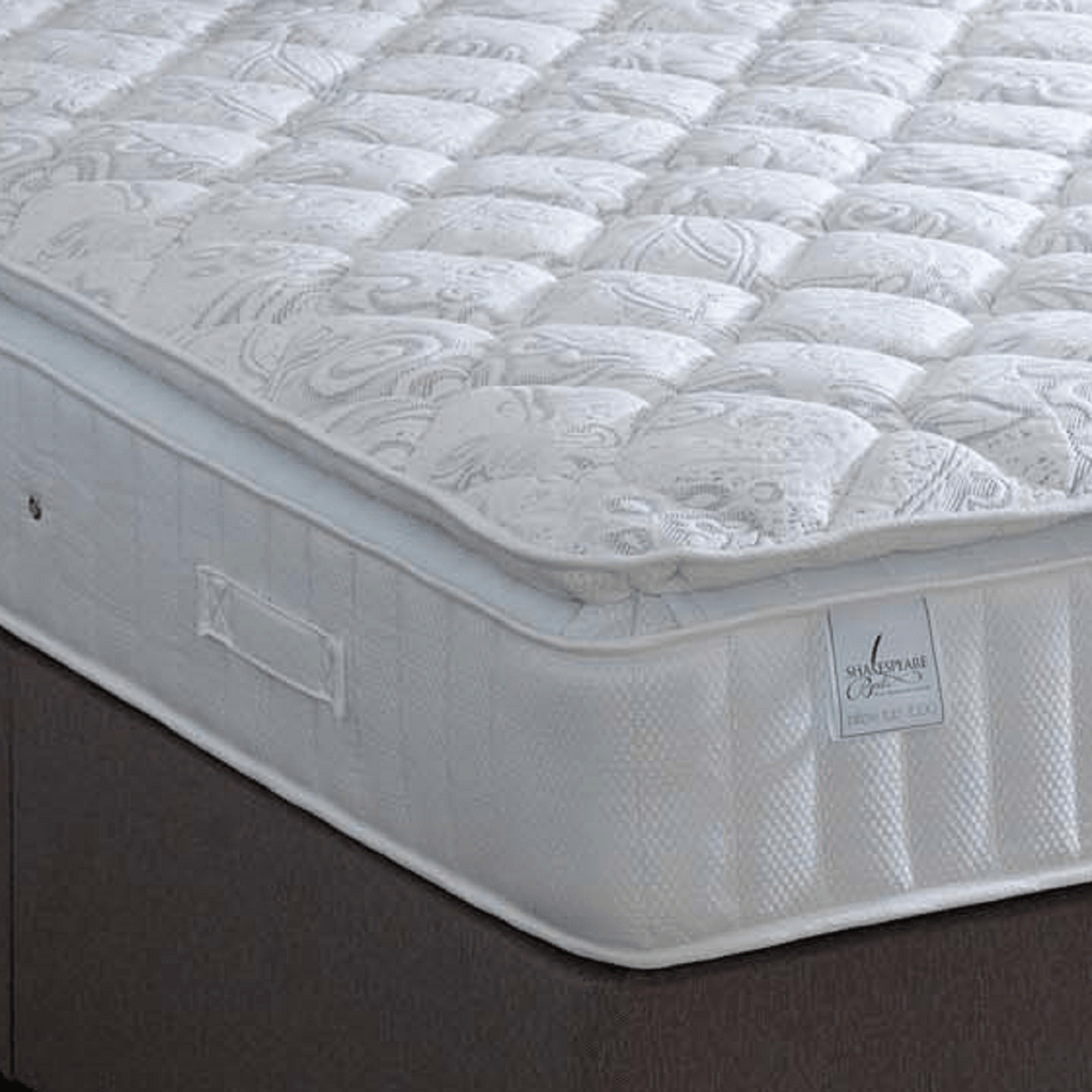 Shakespeare 1000 Pillow Mattress - close up of mattress surface and edge - Beds4Us