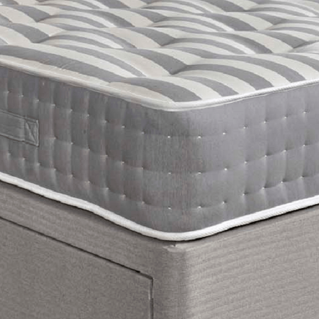 Shakespeare Beds Firm Support 1000 Mattress - close up of mattress top and sides - Beds4Us