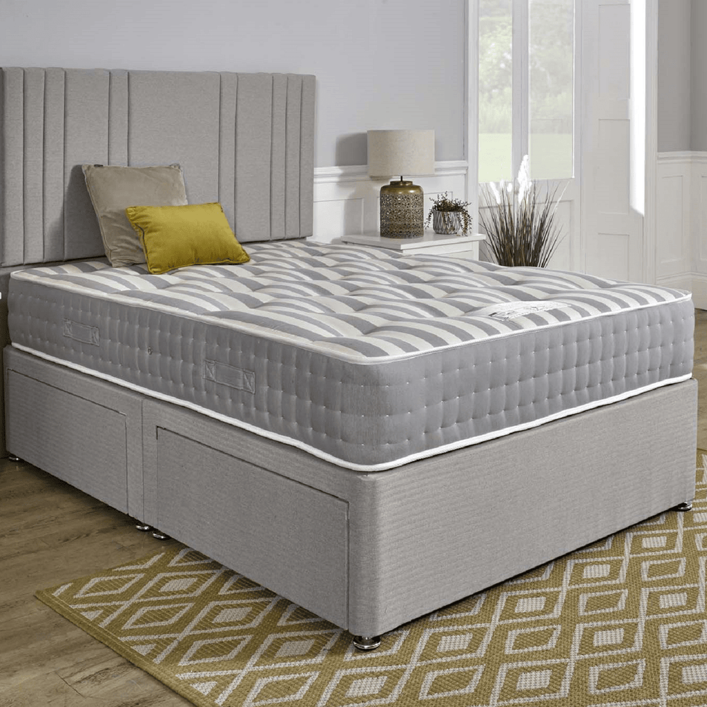 Shakespeare Beds Firm Support 1000 Mattress - mattress on divan base - Beds4Us