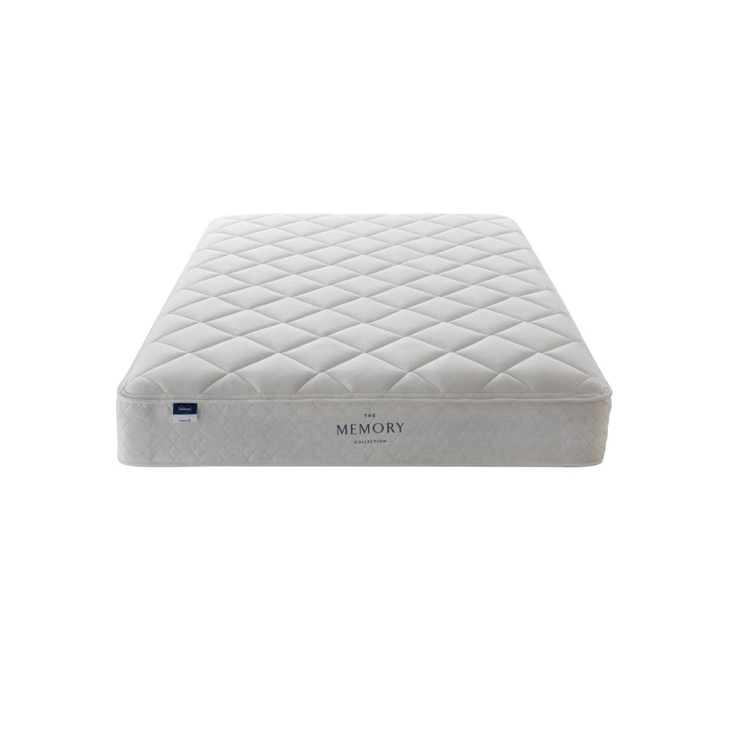 Silentnight Lyra Miracoil Memory Foam Mattress - Mattress on a white background positioned face on - Beds4us