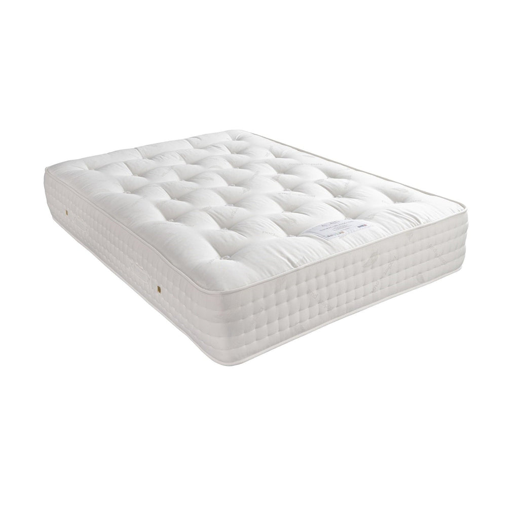 Sweet Dreams Natural Wool Orlando 1500 Pocket No Chemicals Mattress - On a white background - Beds4us