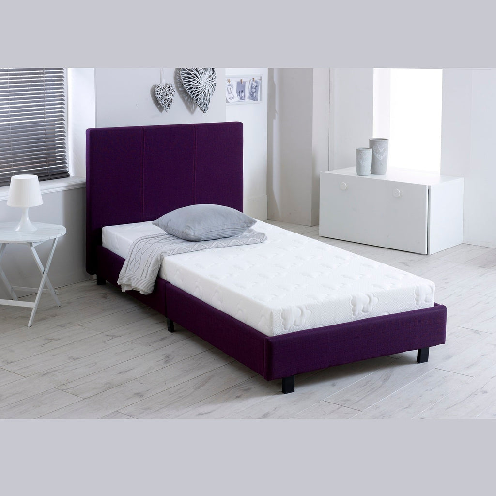Visco Therapy Cloud 9 Soft Foam Childrens Mattress - On a bed, in a bright room - Beds4us