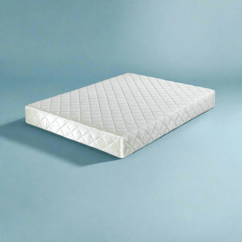 Visco Therapy Deluxe Memory Foam with Spring Mattress - On a blue background - Beds4us