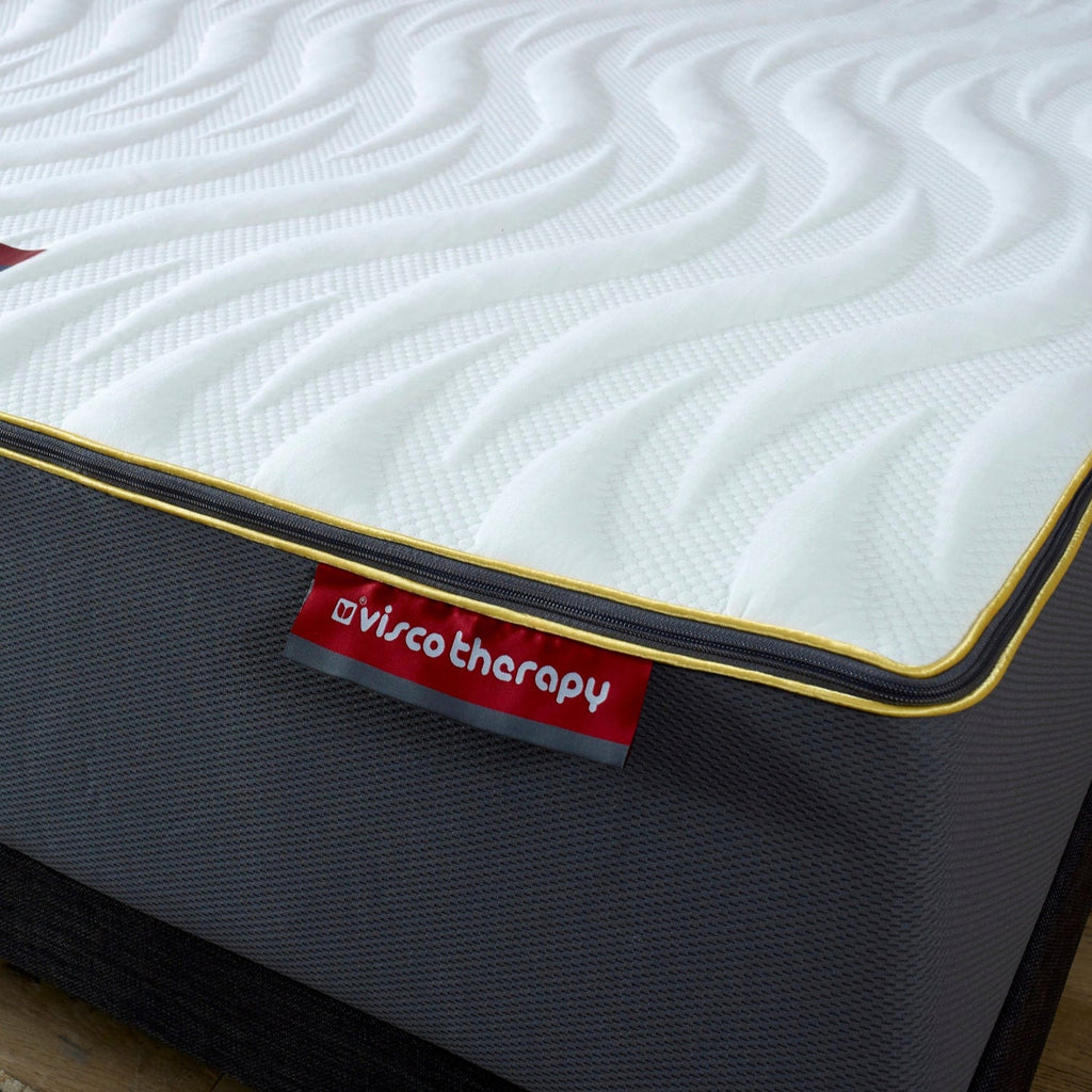 Visco Therapy Memory Gel 3000 Roll Out Mattress - Close up of label - Beds4us