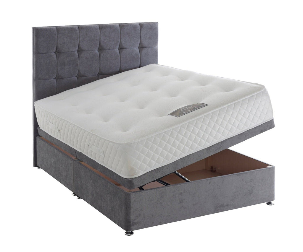 Classic Wool 800 Mattress & Premium Side Opening Ottoman set deal - Beds4Us