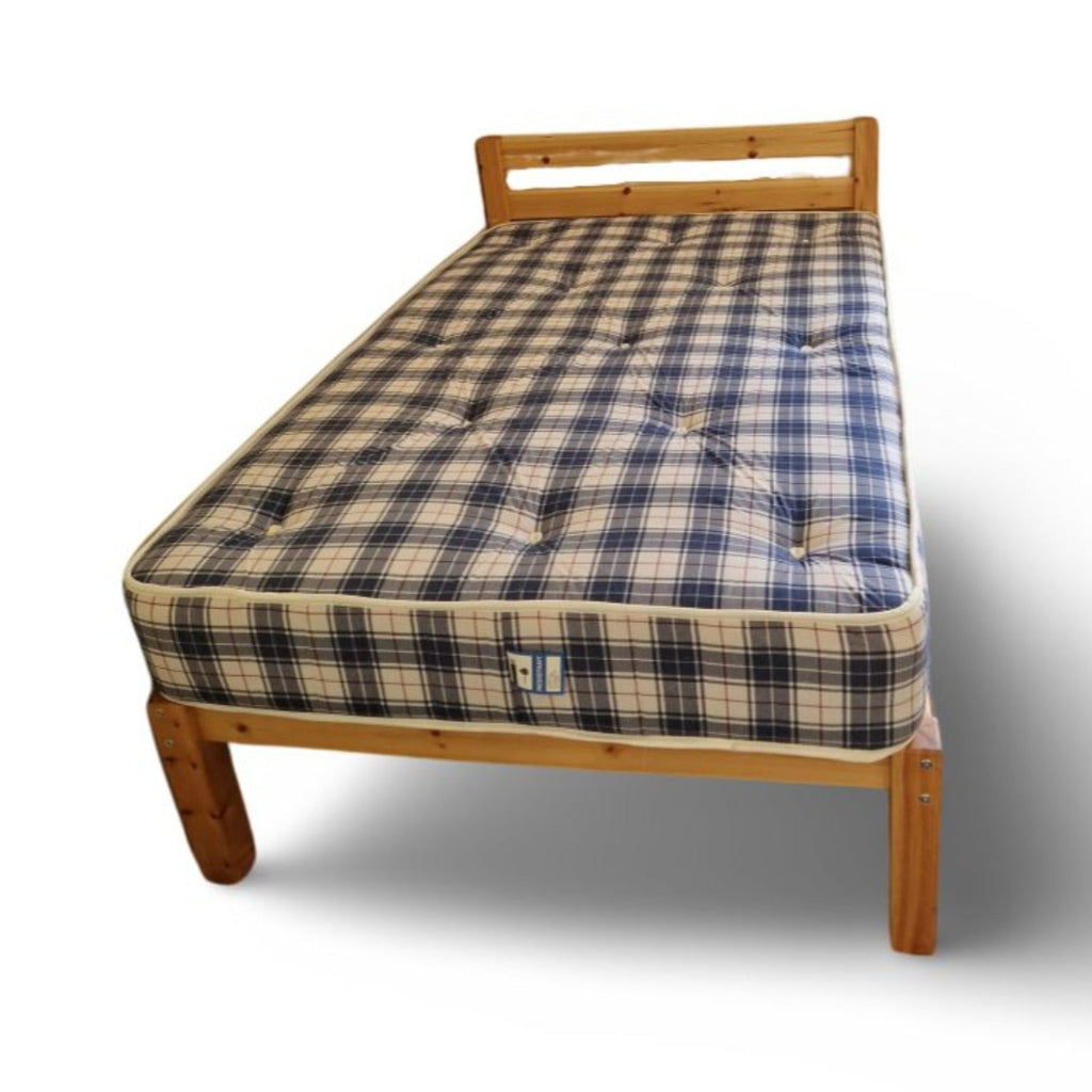 JJ Premium Lettings mattress & JJ Ranch 4 Rail Bed Frame set deal - Beds4Us
